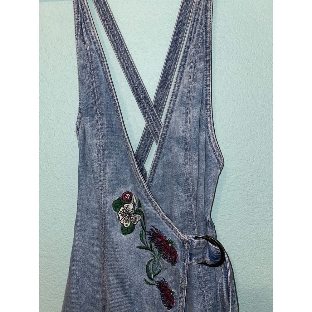 H&M Coachella Denim Wrap Dress - Picture 4 of 8